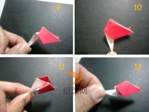 Cute origami mouse making tutorial