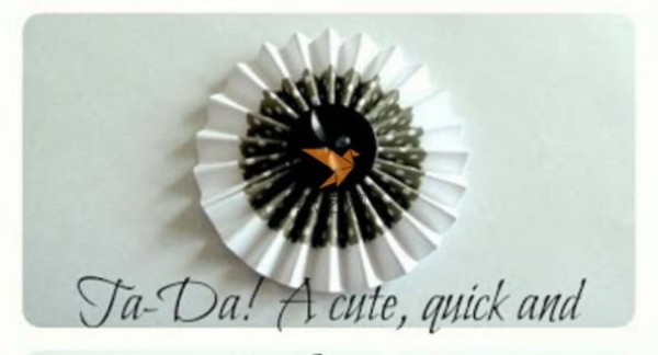 Paper art circular folding fan-like decorative objects making tutorial paper art tutorial