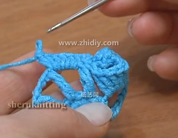 Crochet eight-petal flower handmade simple knitting tutorial