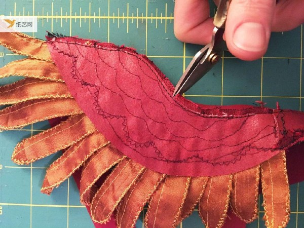 Super beautiful! Fabric Phoenix Mask (with tutorial and template)