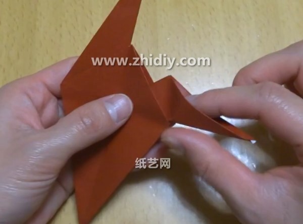 Simple folding method of cartoon origami Rilakkuma