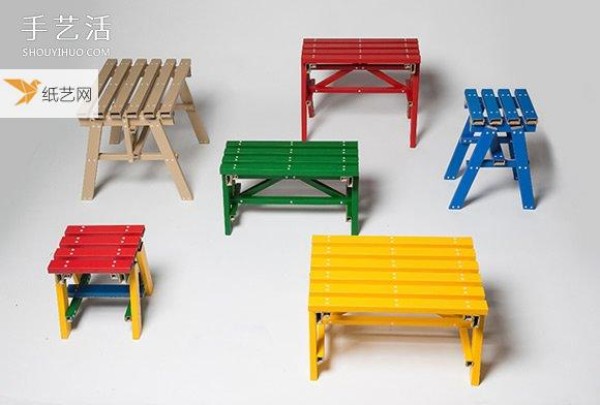 Colorful and free to match, Korean PESI redefines cardboard furniture