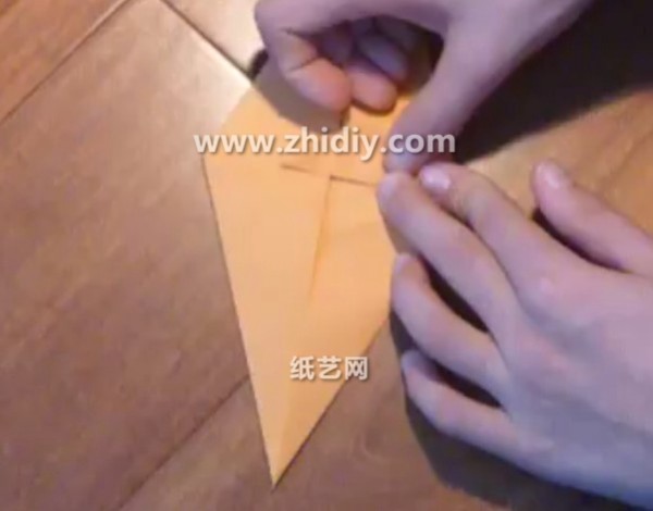 How to make a simple origami puppy video tutorial