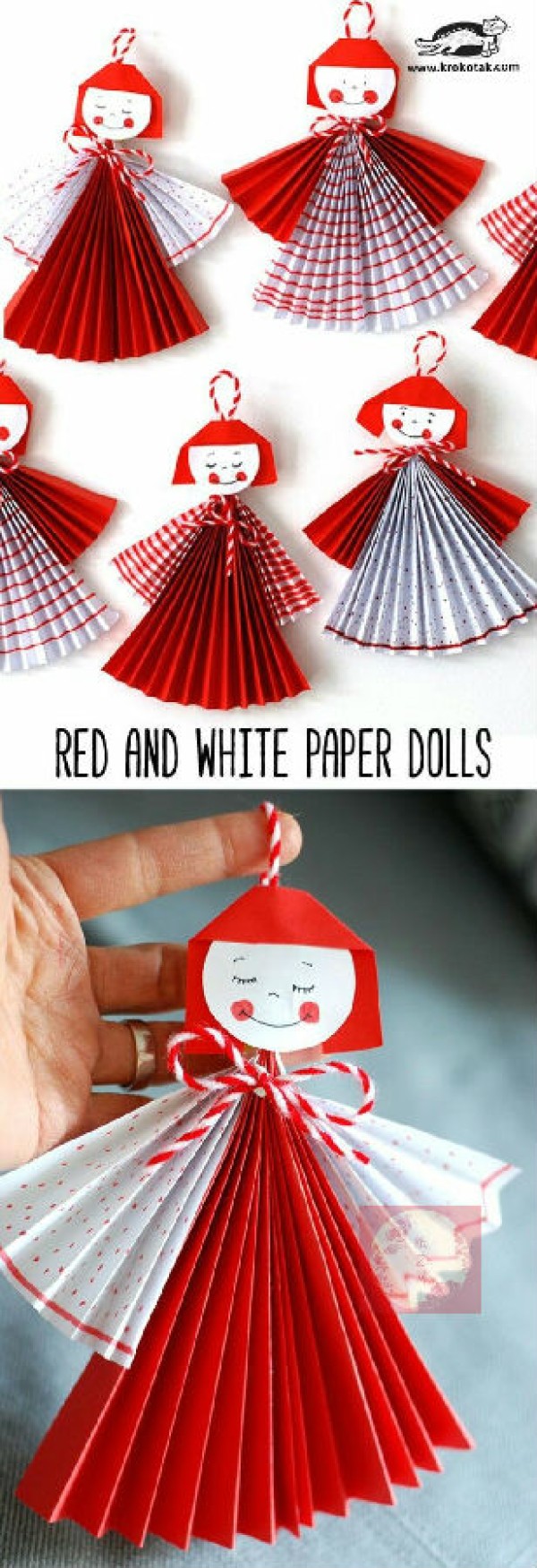 You can make cute little animals with just a few pieces of colored paper! Collection of parent-child handicraft tutorials