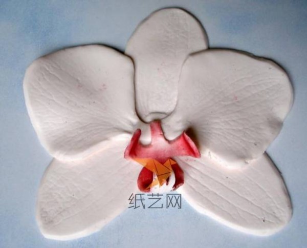 Tutorial on how to make Phalaenopsis artificial flowers made of ultra-light clay