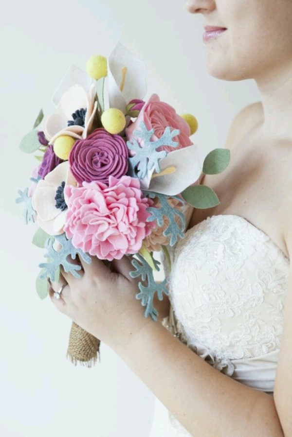 Super beautiful non-woven bouquet tutorial