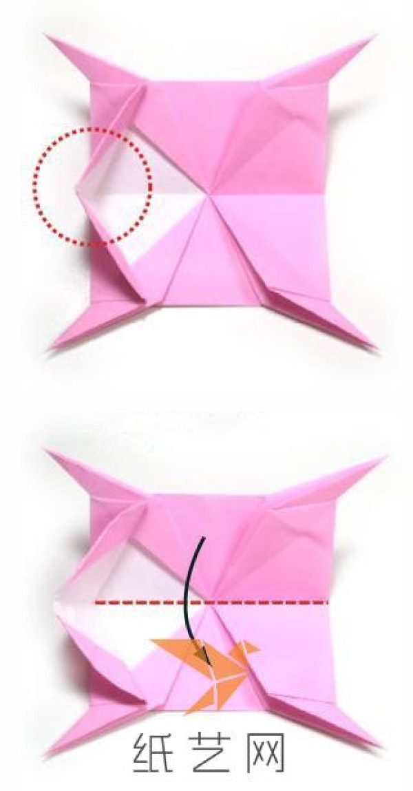 A complete collection of cute origami animals - Tutorial on how to make a running pig