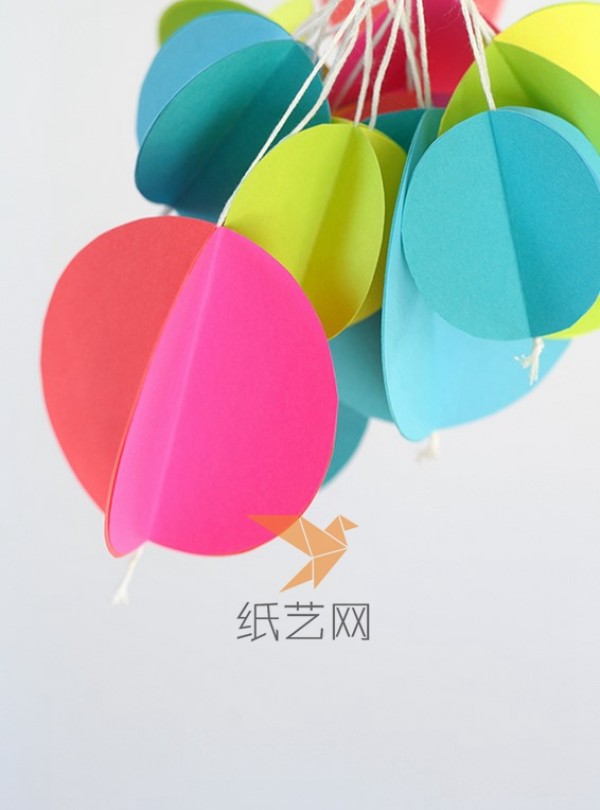 Manual illustrated tutorial for making simple lanterns for Mid-Autumn Festival and making paper art pendants