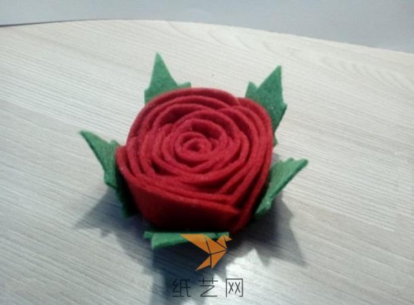 Nonwoven rose flower Valentine’s Day gift decoration tutorial