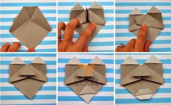 Fun origami DIY tutorial for handmade origami faces