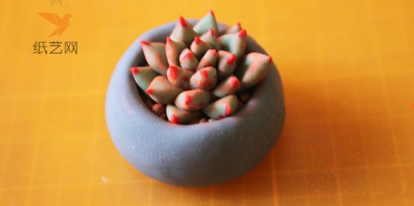 Pottery tutorial soft clay succulents