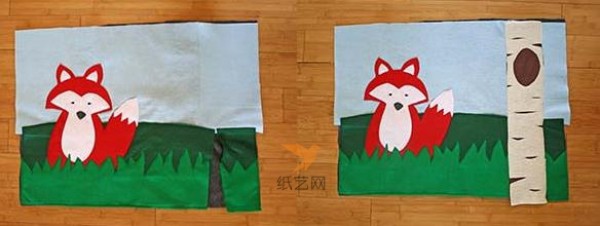 Super cute little fox in the forest mat making tutorial