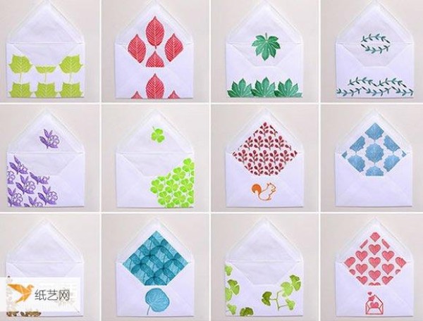 A simple, cute and fresh rubber stamp pattern material