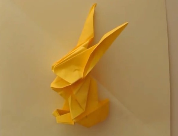 Origami bunny new folding method handmade tutorial