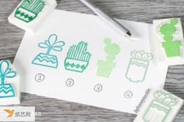 There is always a hand-making tutorial for 40 personalized rubber stamps that suits you