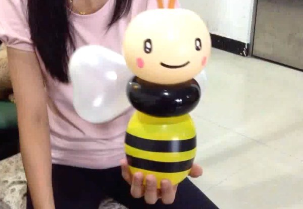 Cute little bee magic balloon shape DIY tutorial