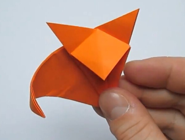 Simple origami fox origami video tutorial