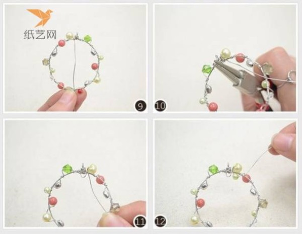 Beading Tutorial Looking Back and Smiling Beaded Pendant Necklace Making Tutorial