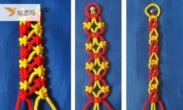 10 ways to knit using 4 ropes, illustrated tutorials