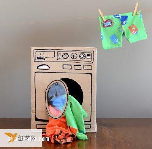 Carton waste is used to make personalized childrens favorite toys