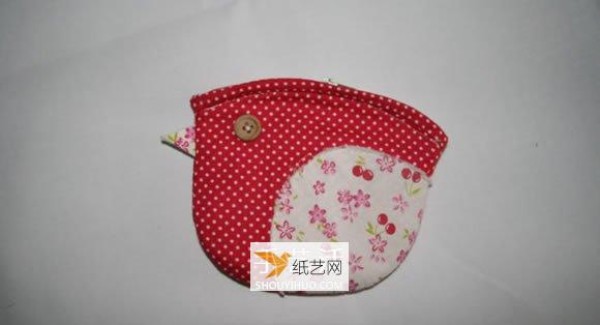 Bird zipper bag fabric handmade tutorial