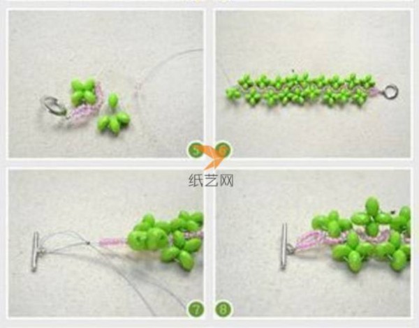 Tutorial on making beaded bracelets for the Spring Festival Gala in the Sky Garden