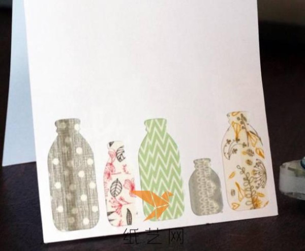 Simple and beautiful washi tape tutorial for making greeting cards