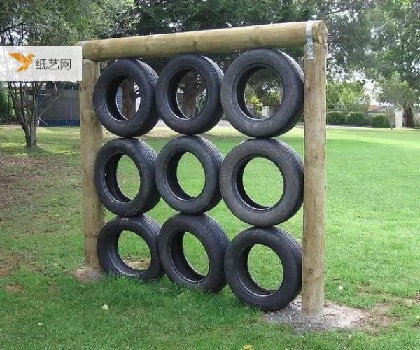 Just the magic of tires! After the tire is modified, it becomes a paradise for children! Turning waste into treasure!