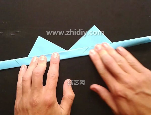 Simple origami making tutorial for origami sunglasses