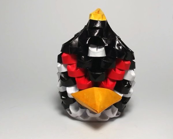 How to make origami triangle with black egg and angry bird little black bird