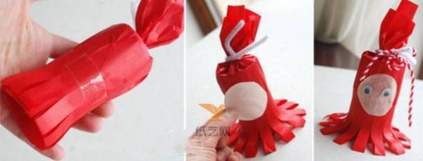 Small decoration tutorial made from waste toilet paper tubes