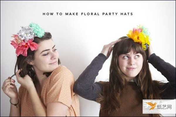 Tutorial on making beautiful headbands using crepe paper folding