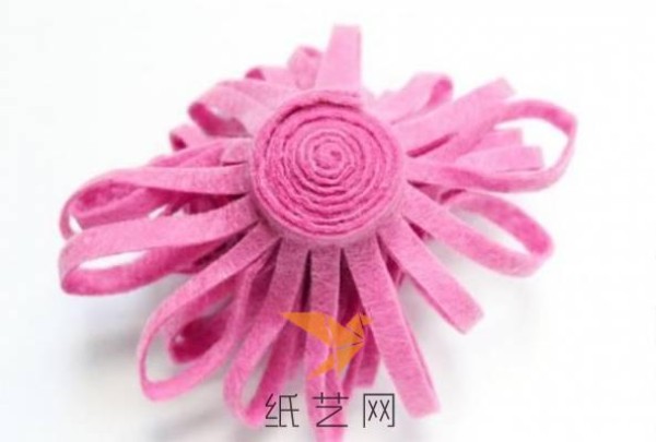 Simple and beautiful non-woven fabric flower making tutorial, suitable for various fabric decorations