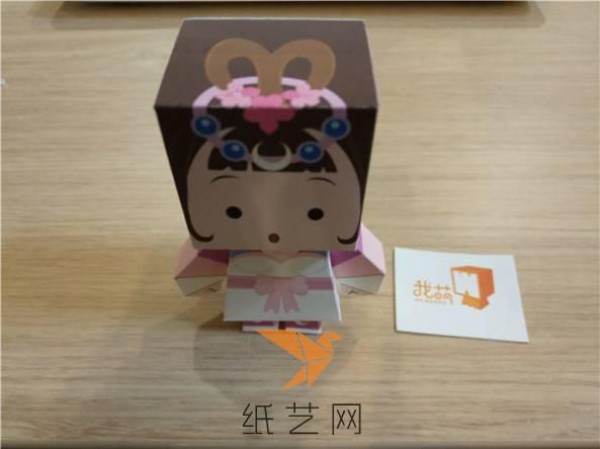 I am cute-Chang'e 3D paper model