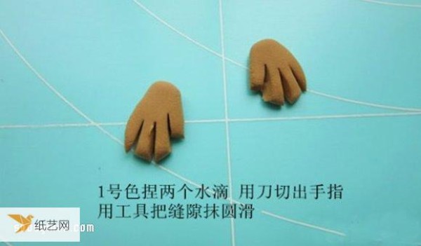 Illustrated steps on how to make Sun Wukong using clay