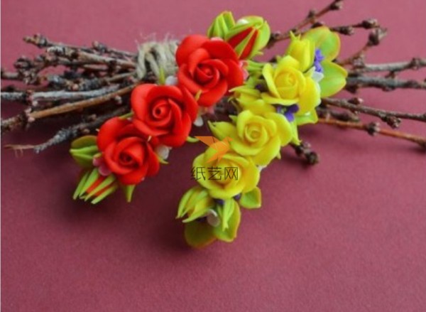 Clay Flower Hairpin Making Tutorial Clay Tutorial