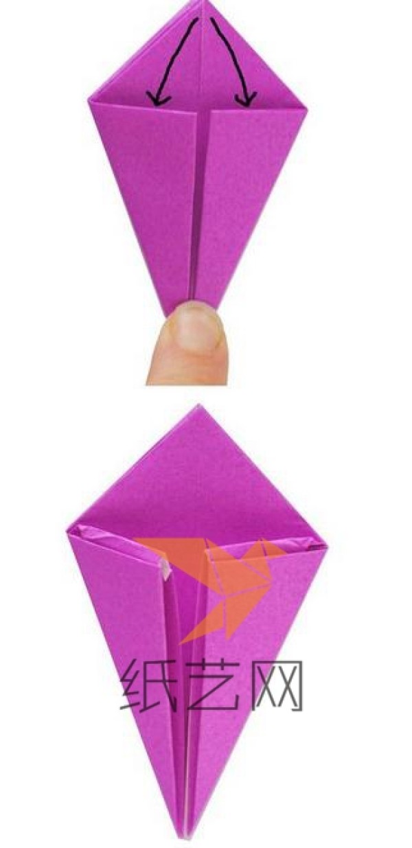 Fun tutorial for making origami diamonds