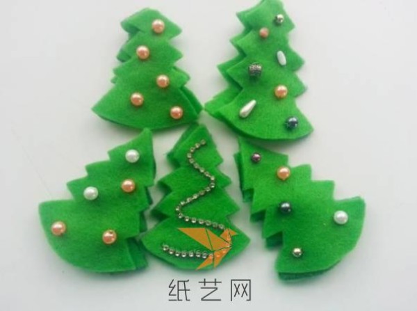 Christmas decoration simple tutorial for making Christmas tree hanging ornaments