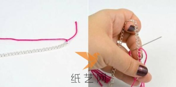 Beautiful stone necklace weaving tutorial