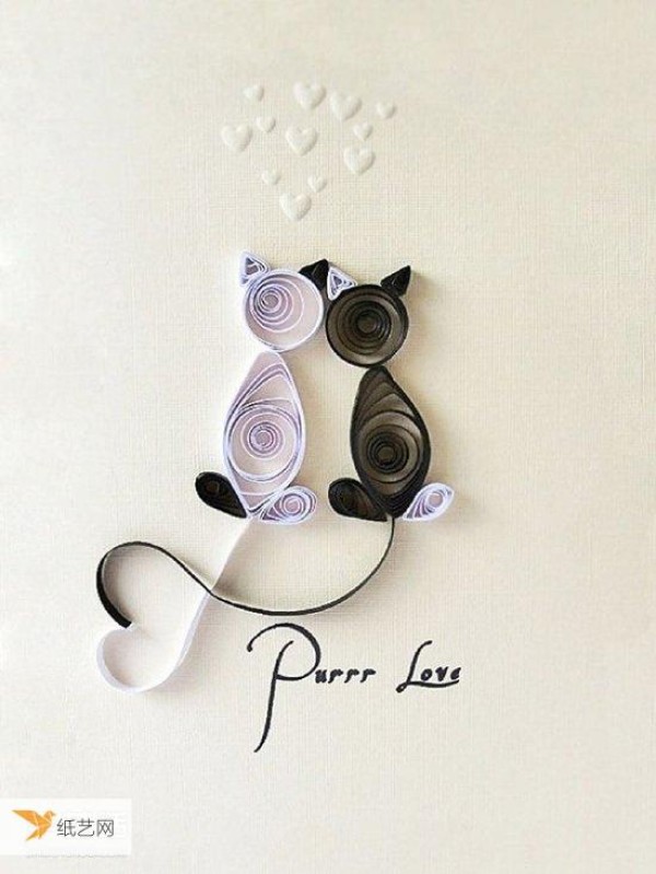 Simple and cute quilling paper pattern pictures and illustrations that are very suitable for beginners