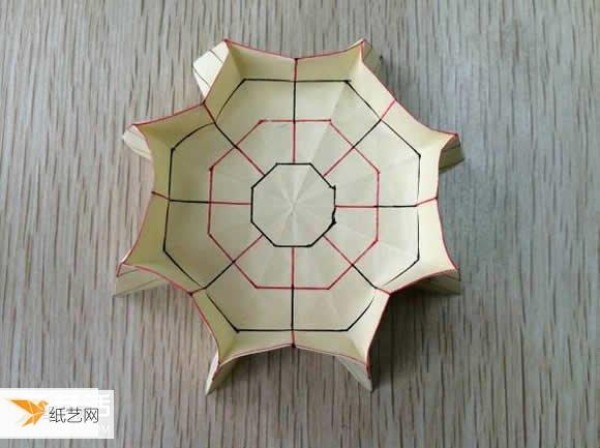 Illustrated tutorial on folding method of beautiful babaihua