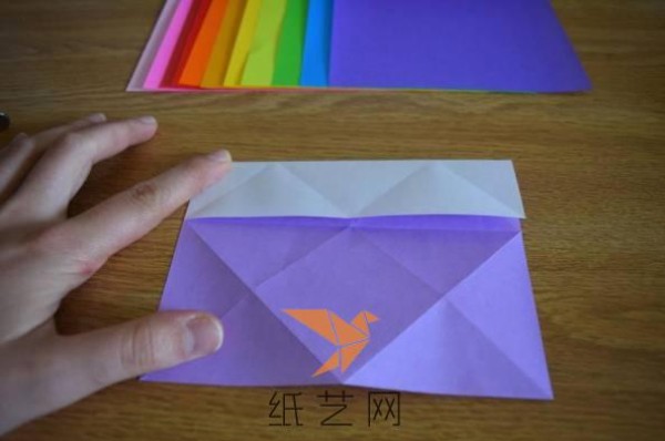 Making colorful origami fireworks