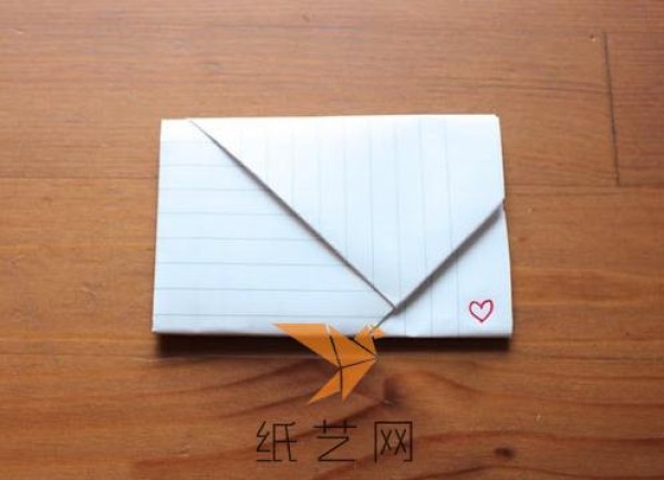 Tutorial on super simple stationery folding love letters