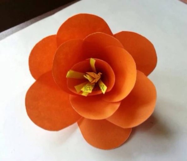 Paper Art Camellia Making TutorialPaper Art Tutorial