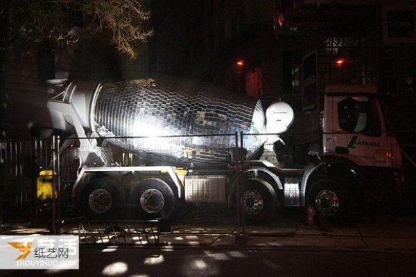 The construction site show is back! Transform a cement tanker truck into a giant disco ball