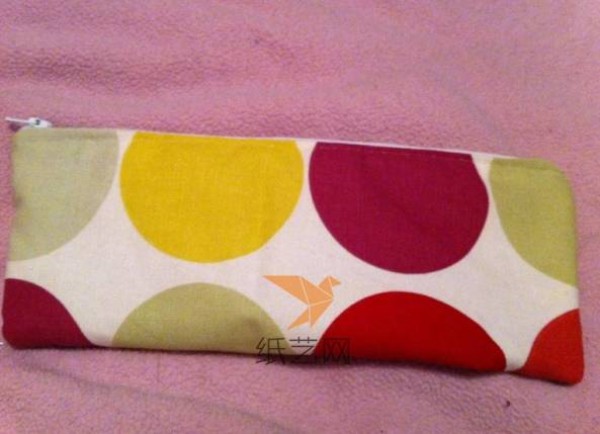 Super simple handmade fabric pencil case tutorial