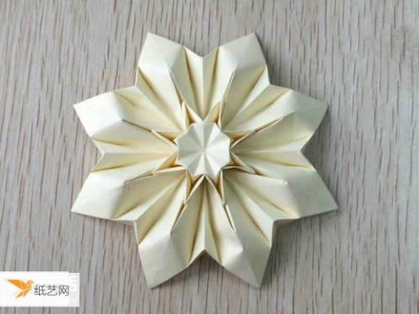 Illustrated tutorial on folding method of beautiful babaihua