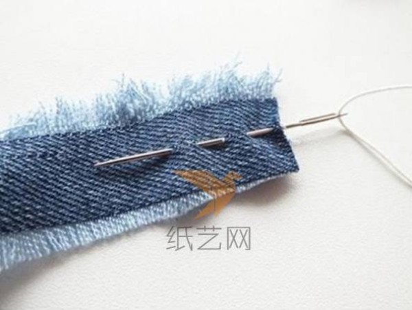 Tutorial on turning waste jeans into treasure and making bracelets