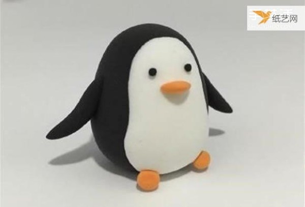 Find some ultra-light clay to make a cute little penguin tutorial illustration