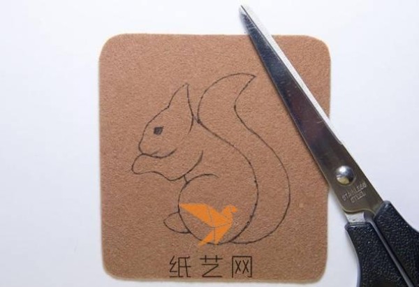 Super exquisite little squirrel brooch New Year gift making tutorial